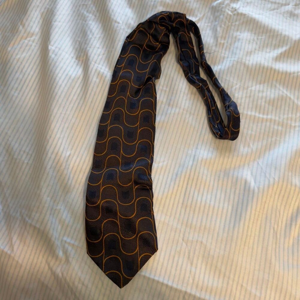 Emilio Romano brown silk tie #luxury #silktie